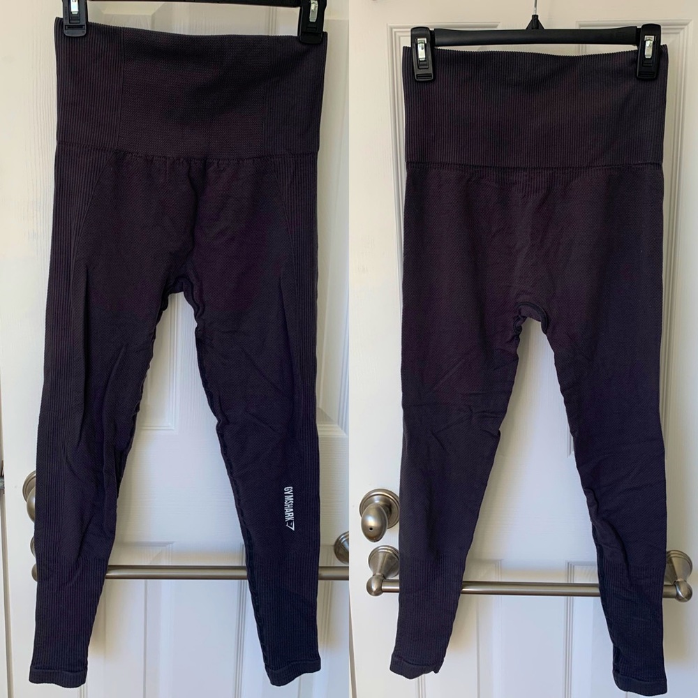 Grey gymshark leggings small. Like new
